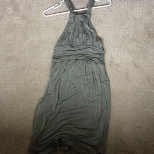 Army Green Midi Dress